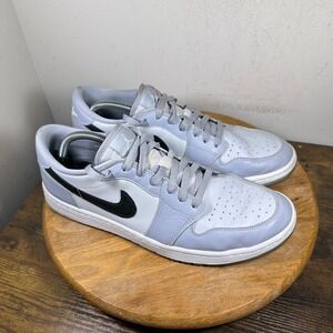 Jordan 1 Low G Wolf Grey Golf Shoes Mens 12 DD9315-002 Grey White Black Sneakers